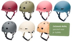 Afbeeldingen van Trybike CoConuts Fietshelm XS groen – Veilig & Verstelbaar – vanaf 1,5 jaar