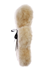 FLATOUTbear - Schapenwollen Knuffelbeer, 20 cm - Honingkleur – Natuurlijk & Rustgevend – Vanaf 0 jaar