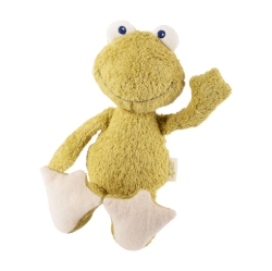 Sigikid Pure - Knuffel Kikker - 33cm - Biologisch katoen en zuiver scheerwolvulling NBB-SIGPU-31305 duurzaam speelgoed 1