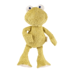 Sigikid Pure - Knuffel Kikker - 33cm - Biologisch katoen en zuiver scheerwolvulling NBB-SIGPU-31305 duurzaam speelgoed 3