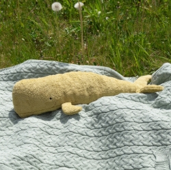 Sigikid Pure - Knuffel Walvis - 53cm - Biologisch katoen en zuiver scheerwolvulling NBB-SIGPU- 31318 duurzaam speelgoed 6