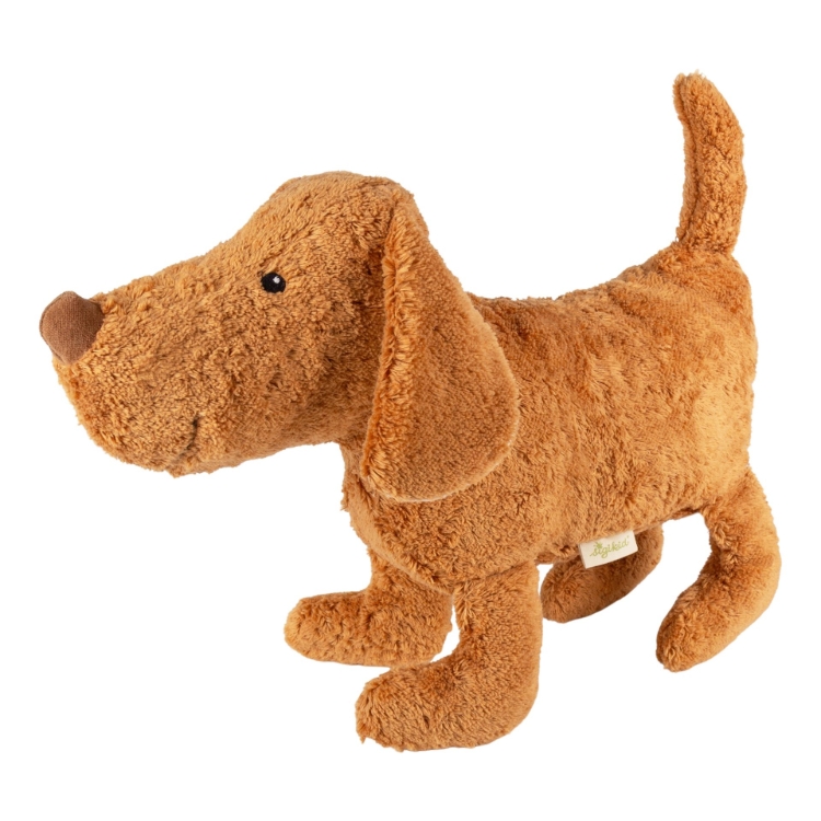 Sigikid Pure - Knuffel Hond Teckel - 42cm - Biologisch katoen en zuiver scheerwolvulling NBB-SIGPU-31320 duurzaam speelgoed 1