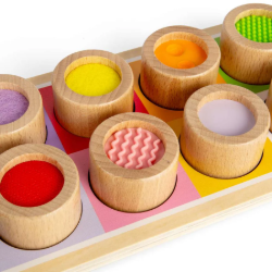 Big Jigs - Montessori Sensory memo bord Hout 100%FSC 1+ BJ-36020 Duurzaam speelgoed 2
