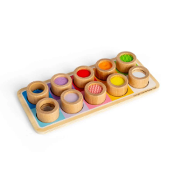 Bigjigs Sensory memo bord hout BJ-36020 3