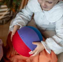Little Botanic Sensorische Ballonballen set van 2 regenboog en pastel LB-SB-set-2804 Duurzaam speelgoed 6