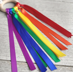 Little Botanic Baby handvlieger regenboog LB-BAHA03 Duurzaam speelgoed 3