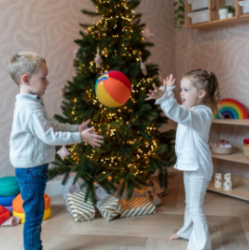 Little Botanic Sensorische ballonbal regenboog LB-SB-RB-001 Duurzaam speelgoed 5