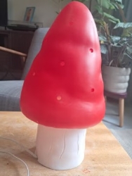 Picture of Egmont Toys Kinderlamp Paddenstoel Rood – 15 x 28 cm