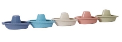 Bioplastic Badspeelgoed Bootjes – 5-delig - Vanaf 18mnd