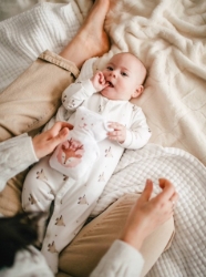 Béké-Bobo - Therapeutische Beer Saligroen/Rustgevend - Warmtekussen baby - vanaf 0 jaar