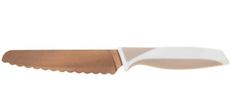 KiddiKutter - Kunststof Kindermes Rose Gold Limited Edition - Kinderveilig - vanaf 3 jaar