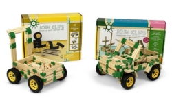 JOIN CLIPS Bouwplankjes 'Wheels and Twist' – Uitbreidingsset Wielen en Draaiclips – Vanaf 4 jaar
