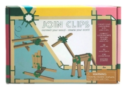 JOIN CLIPS Bouwplankjes Basisset - Mini Box – 10 plankjes & 56 clips - Vanaf 4 jaar