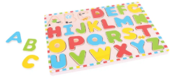 BJ-BJ755 Puzzel ABC Hoofdletters Big Jigs Duurzaam speelgoed 3