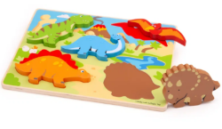 Bigjigs Grote stukken puzzel Dino's BJ-BJ332 2