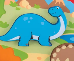 Bigjigs Grote stukken puzzel Dino's BJ-BJ332 4