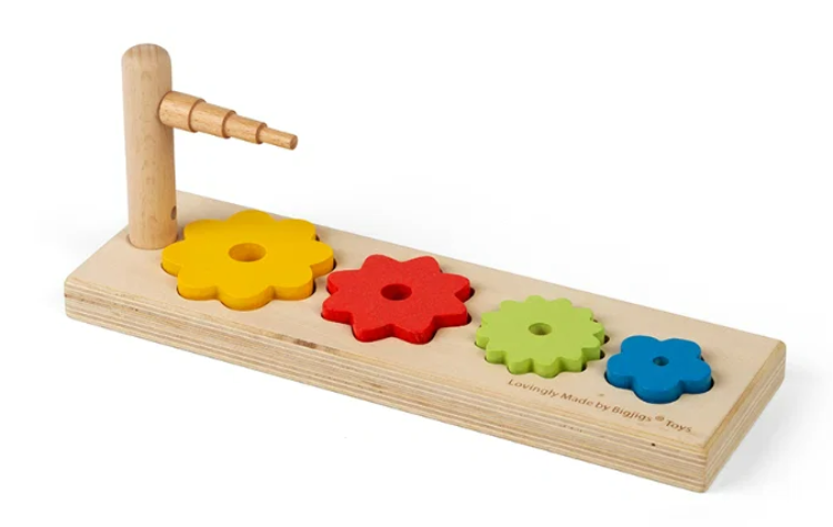 Bigjigs Houten bloemen sorteerder BJ-BJ37005 1