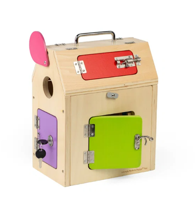 Bigjigs houten leer en speel slotjeshuis BJ-BJ37004 1