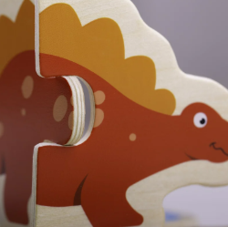 Bigjigs puzzel dinos 4x2 delig BJ-BJ503 3