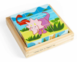Bigjigs Blokkenpuzzel Dino BJ-BJ513 1