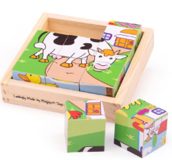 Bigjigs Blokkenpuzzel Boerderij BJ-BJ536 1