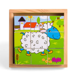 Bigjigs Blokkenpuzzel Boerderij BJ-BJ536 5