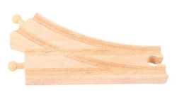 Bigjigs Houten rails rechtdoor-afslaan splitsing BJ-BJT107 2