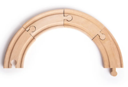 Bigjigs Houten rails korte bochten BJ-BJT110 4