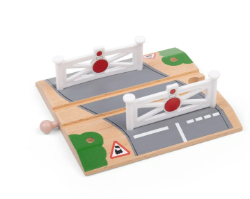 Bigjigs Houten rails spoorwegovergang BJ-BJT118 3