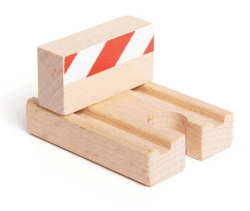 Bigjigs houten rails stootblokken 6 stuks BJ-BJT161 1