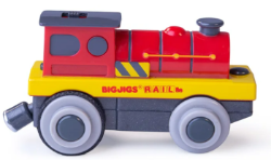 Bigjigs batterijtrein rode locomotief BJ-BJ309 2