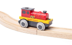 Bigjigs batterijtrein rode locomotief BJ-BJ309 5