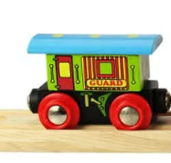 Bigjigs houten passagiers trein BJ-BJ412 2