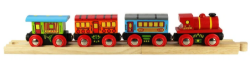 Bigjigs houten passagiers trein BJ-BJ412 1