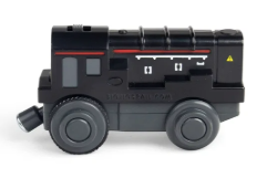 Bigjigs batterijtrein zwart locomotief BJ-BJ311 2