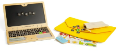 Bigjigs speelset reken en alfabet laptop magnetisch BJ-37057 1