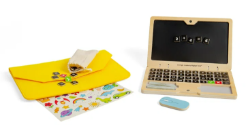 Bigjigs speelset reken en alfabet laptop magnetisch BJ-37057 2