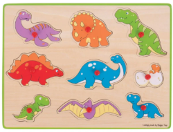 Bigjigs knoppenpuzzel Dino BJ-BJ257 1