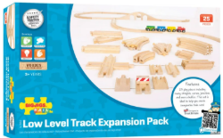 Bigjigs Rails uitbreidingsset 25 delig houten treinbaan BJ-BJT054 3
