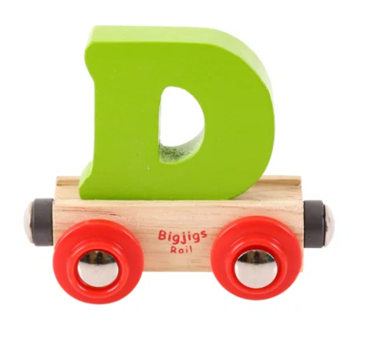 Bigjigs letter D naamtrein BJ-BR104 1