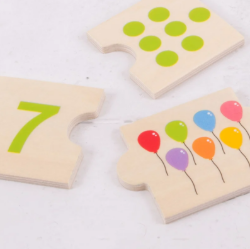 Bigjigs houten puzzel tellen tot 10 BJ-BT261 3