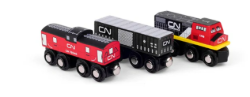 Bigjigs Goederentrein 3 delig Houten treinbaan BJ-BJT446 5