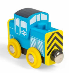 Bigjigs Houten trein diesel locomotief Shunter BJ-BJT488 3