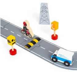 Bigjigs Houten verkeersweg assesoires BJ-BJT601 4