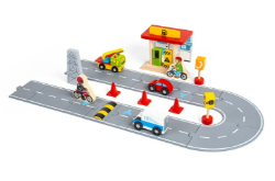 Bigjigs Houten verkeersweg assesoires BJ-BJT601 5