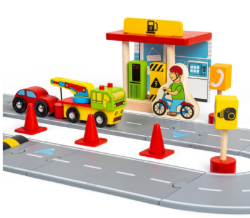 Bigjigs Houten verkeersweg assesoires BJ-BJT601 6
