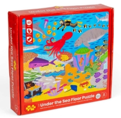Bigjigs Vloerpuzzel Zeeleven – Houten Puzzel 48 St. – 3+ jaar