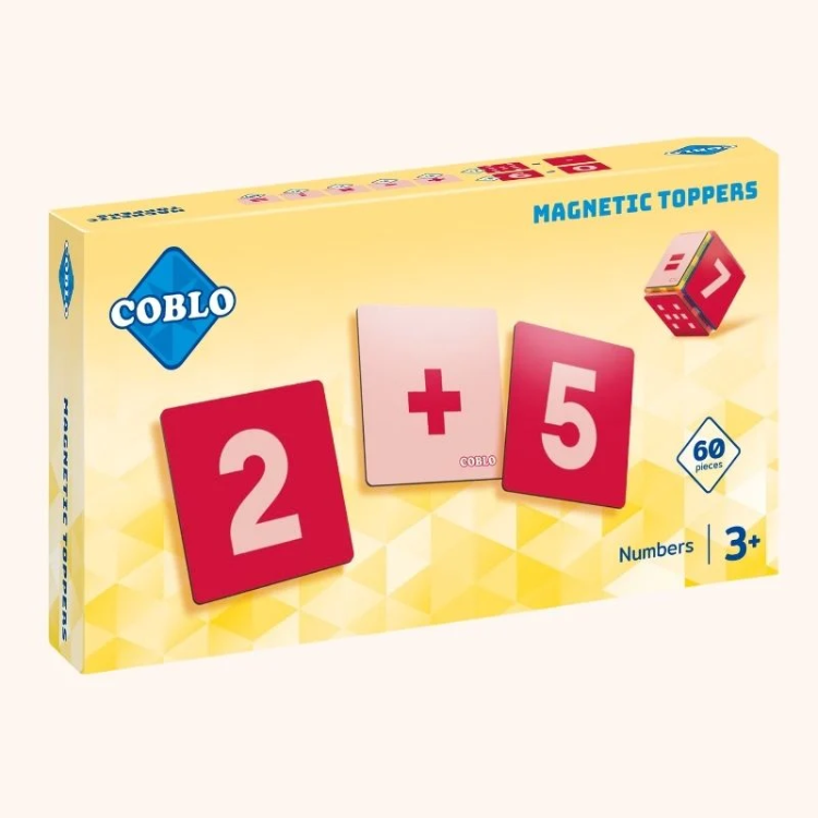 COBLO Toppers Magnetische tegels cijfers Verpakking
