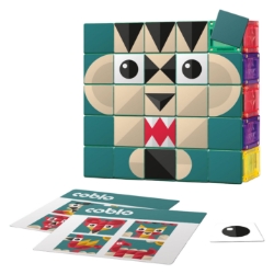 Coblo Mini Magnetische Tegels Mozaïek 40 Tegels en 60 Toppers Voorbeelden