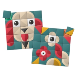 Coblo Mini Magnetische Tegels Mozaïek 40 Tegels en 60 Toppers Mozaïek